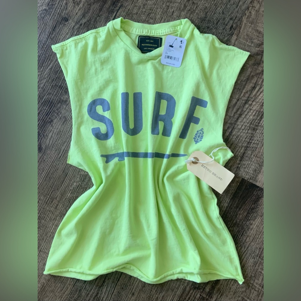 Free People Movement ~ SURF ~ Graphic Tank ~     **NWT**  Size ~ XS - Picture 11 of 12